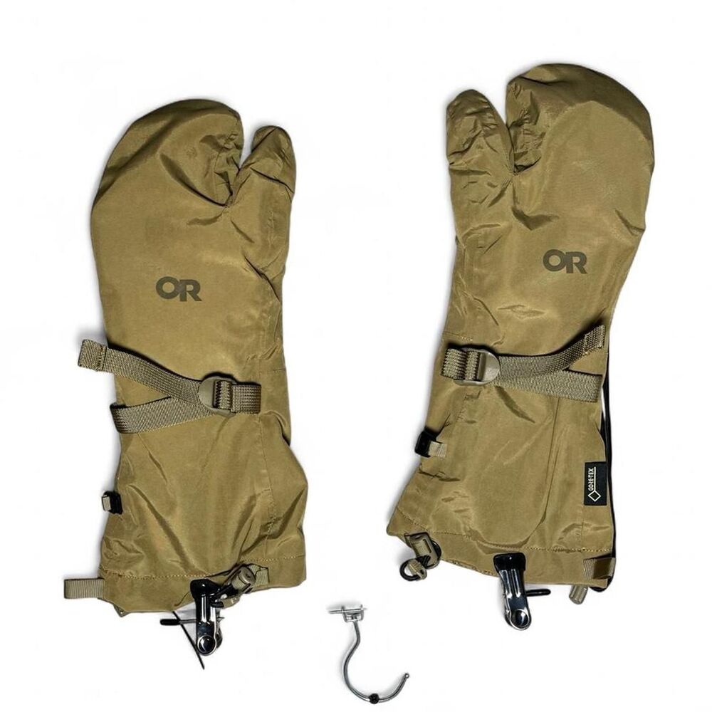 Outdoor Research Goretex Tan Firebrand TF Mitts Size S